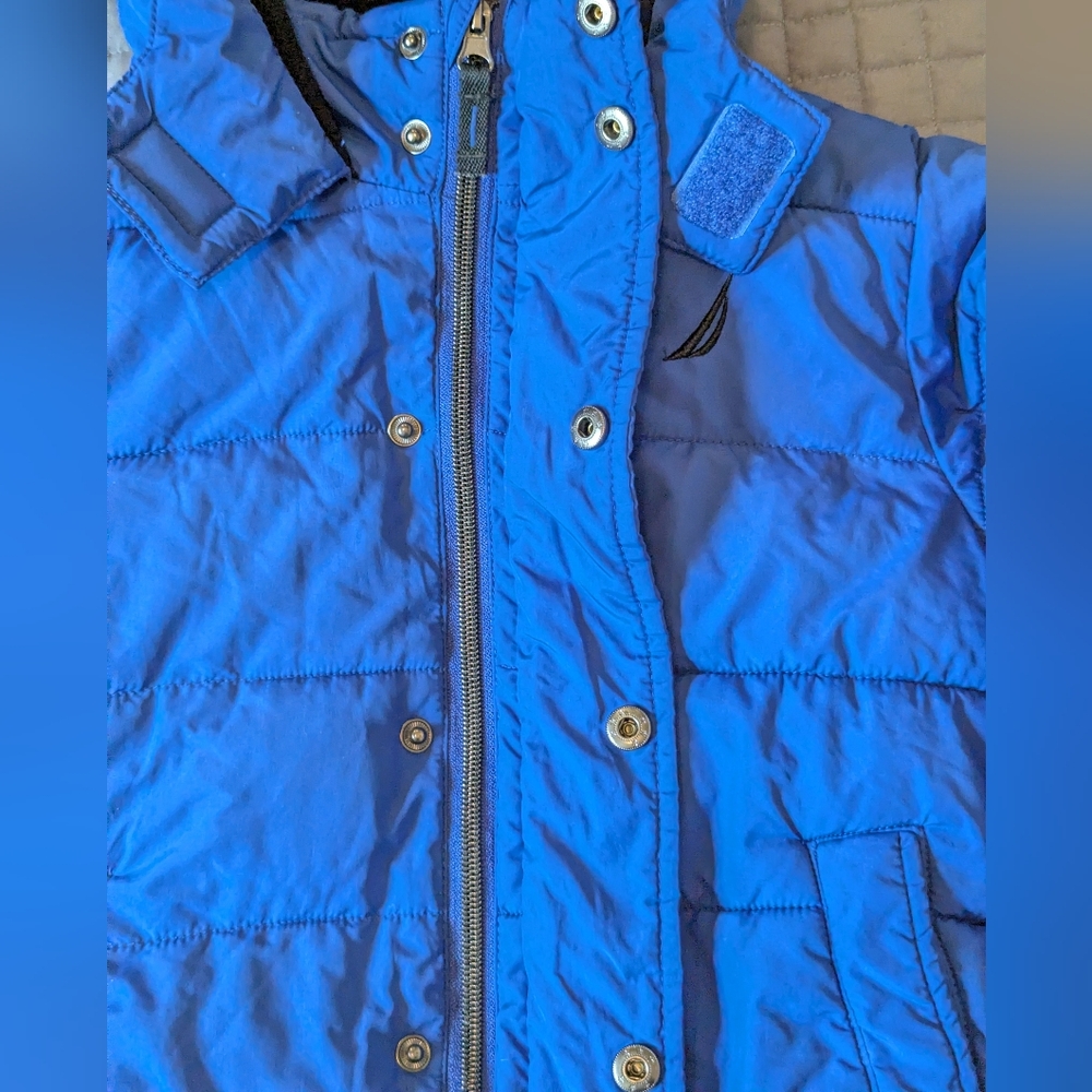 Nautica Youth Fleece Lined Puffer Jacket Size L (7) - Picture 2 of 7